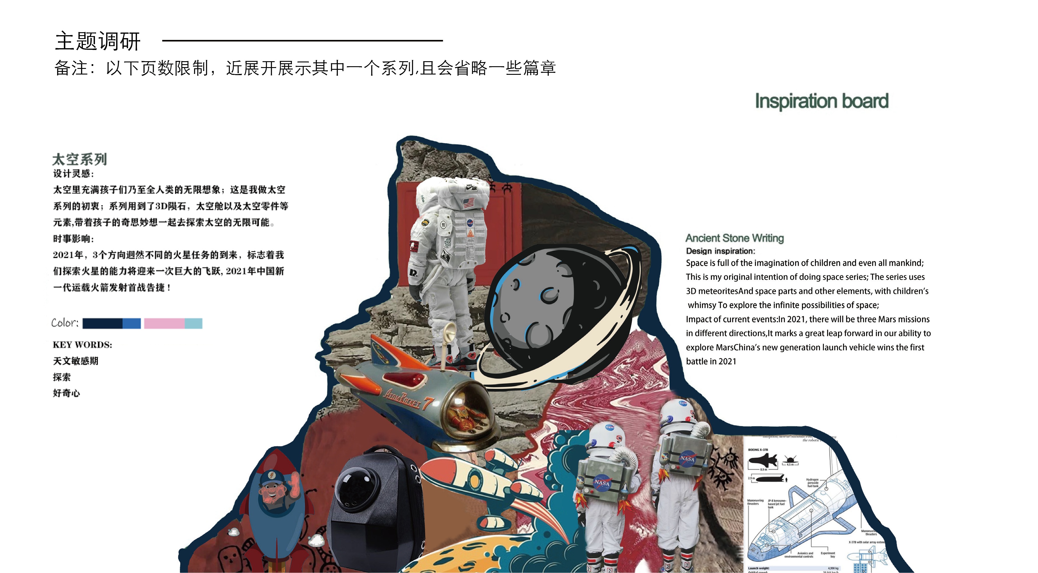 护脊类学龄儿童背包作品 2